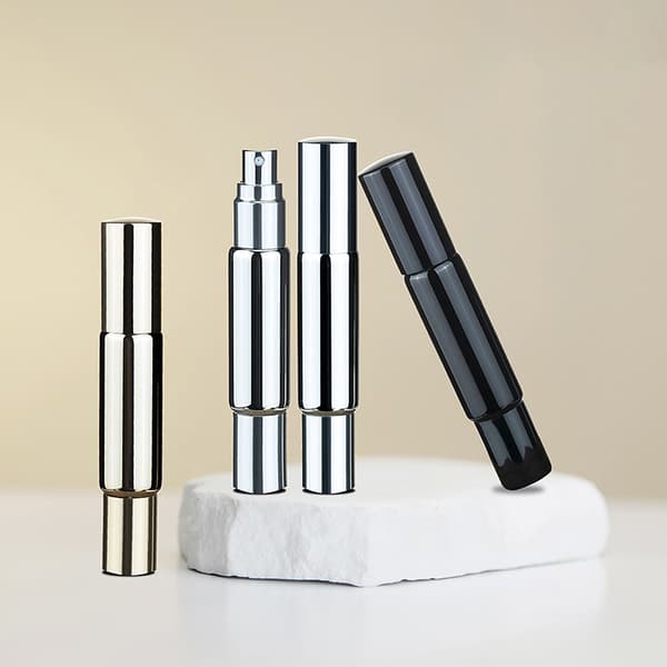 Påfyllbar Dual-End Multi-Purpose Parfyme Rollerflaske Spray B A3