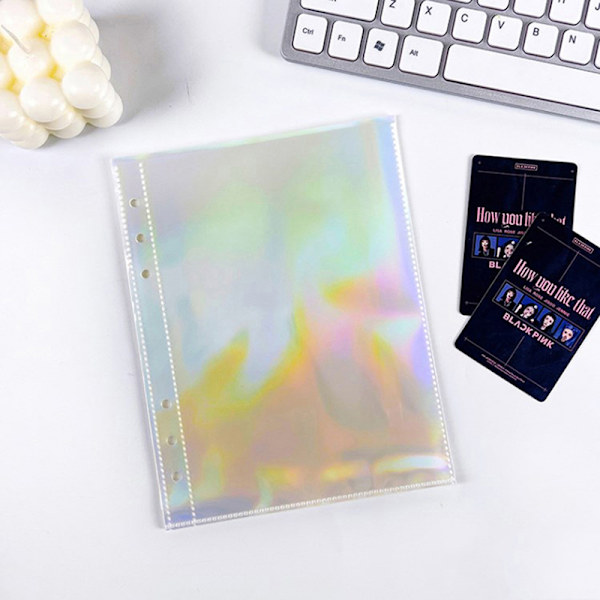A5 Binder Sleeves 1P 2P 4P Transparent Fotoalbum Binder Refil One grid