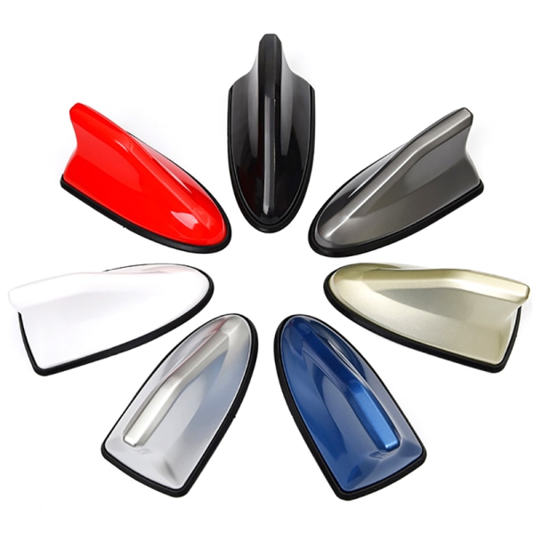 Car Radio Shark Fin Car Shark Antenn Radio FM Signal Design Fo Blue