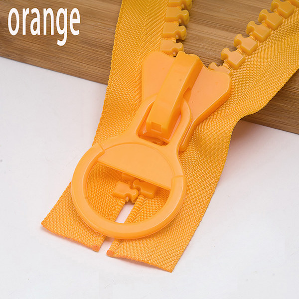 Färg 25cm Stort Resin Dragkedja Lock Closed End Zipper Pencil Bag A3