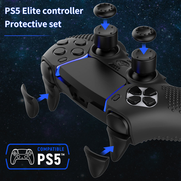 PS5 Edition Anti-dropp mjukt skyddstillbehör Case P elite version