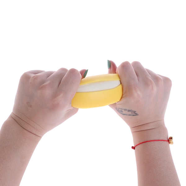 Elastisk simulering Banan Slow Rising Toy Stress Reliever Anti