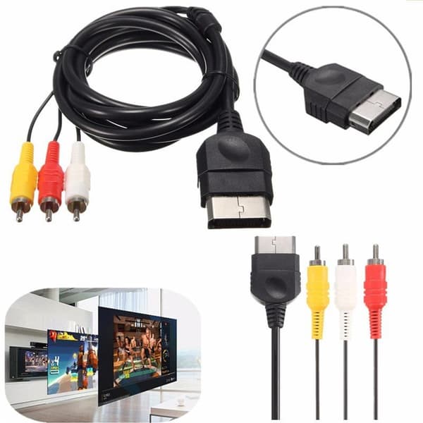 1/2/3 st o Video AV Kompositkabel för XBOX AV-kabel 1PC