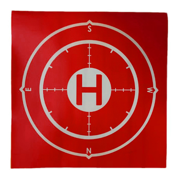 40CM Drone Landingspute Sammenleggbar Drone Bærbar Drone Landin Red round