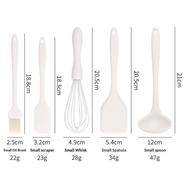 Non-stick silikonbakset Värmebeständig hängande gräddskrapa A1