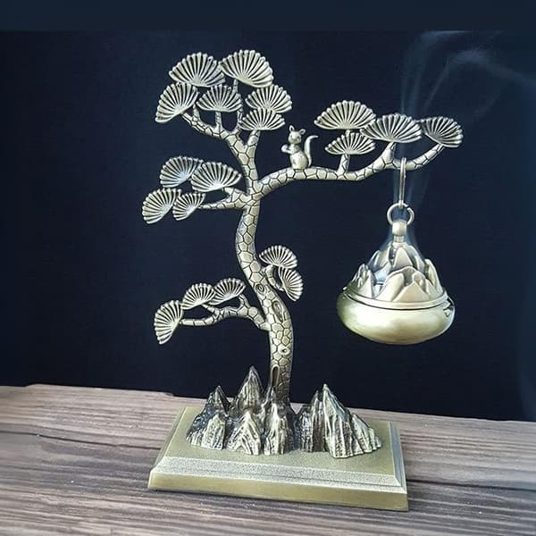 Hem Inomhus Kreativ Brännare Dekor Tall Stil Aromaterapi Prydnad A1