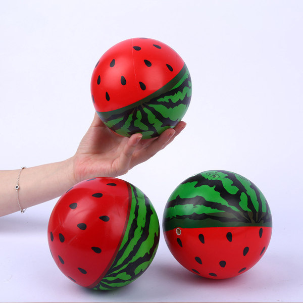 5 tums uppblåsbar vattenmelonboll barns läderboll barn