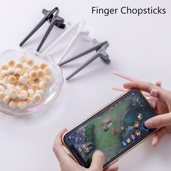 Lazy Finger Snack Hållare Black