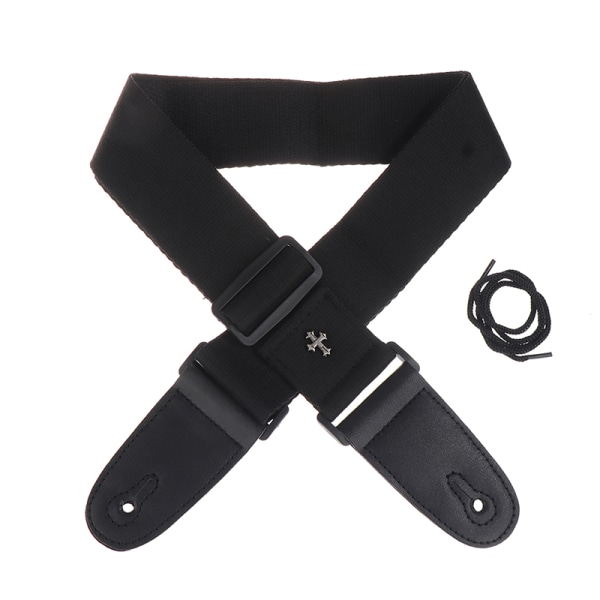 Elgitarrrem Akustisk Folkgitarrra Bältesremmar Gitarr Black