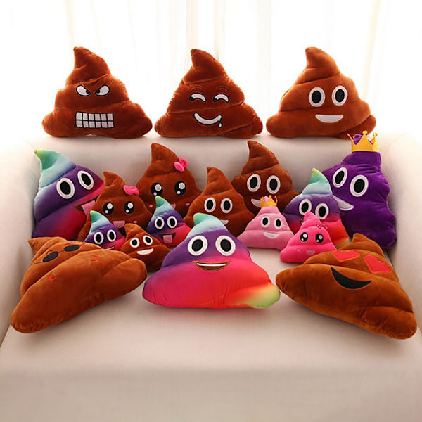 Poop Plysj utstoppet dukke leketøy Julebarn gaver Strange Po A7