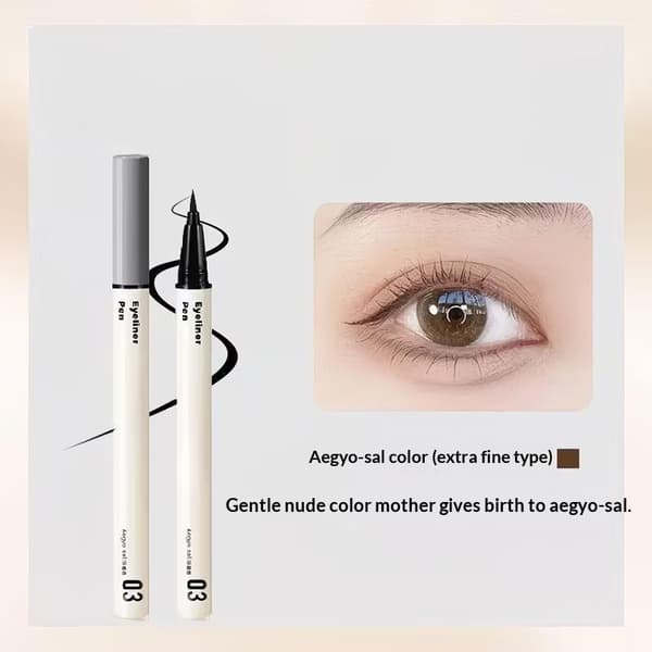 Ultrathin Eyeliner Pen Vattentät Svettresistent Långvarig Lyi A1