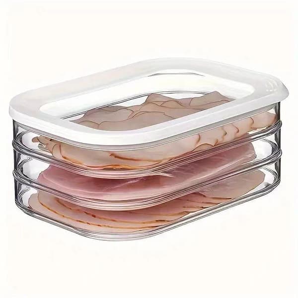 Köttbehållare för kylskåp Bacon Lunch Köttbehållare för kyl A4
