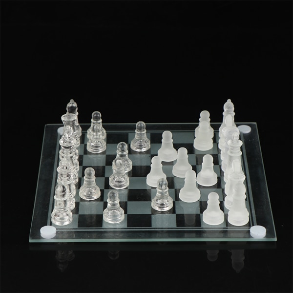 1sett Craft Krystallglass Sjakksett Akryl sjakkbrett Anti-bro 1set