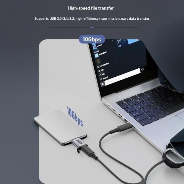 1 st USB C till Micro B-adapter USB3.0 Typ C hona till Micro B C A4