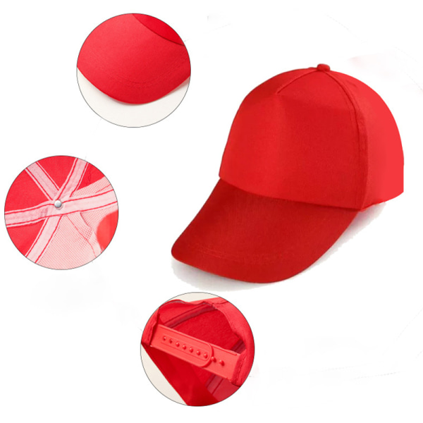 Ikonisk baseballhette Foam Party Cap Fiskehette Strand Rugby Cap Orange