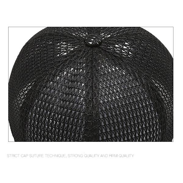 Sommer Pustende Mesh Baseball Cap Dame Menn UV-beskyttelse Ut C