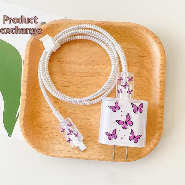 1 uppsättning USB-kabelskyddsfodral Original laddarskyddsskydd A7