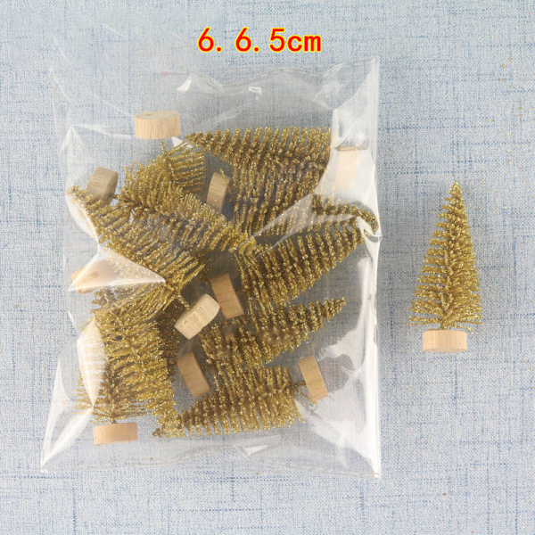 12 Stk Mini Juletræ Julemand Sne Decor Til DIY Frost A3