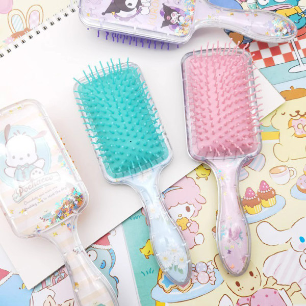 Tegnefilm Sanrio Air Cushion Comb Kuromi Cinnamoroll MyMelody Ani A4