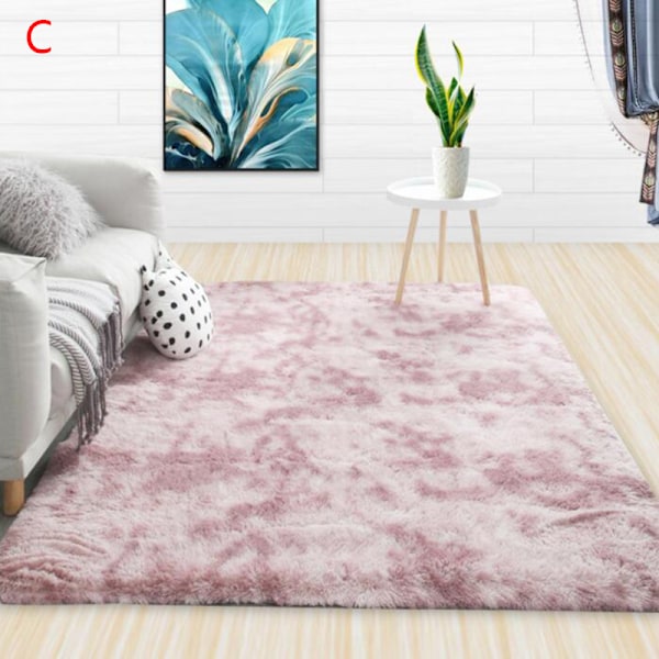 Tykt teppe for stue Plysj teppe Barn soverom Fluffy C
