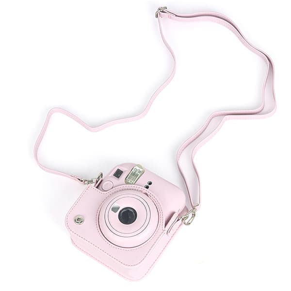 För Instax Mini 12 Case PU Case Trave Bag Green