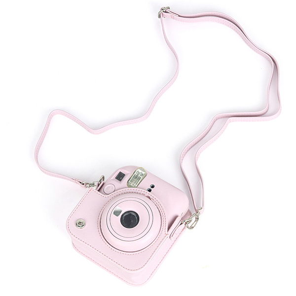 För Instax Mini 12 Case PU Case Trave Bag White