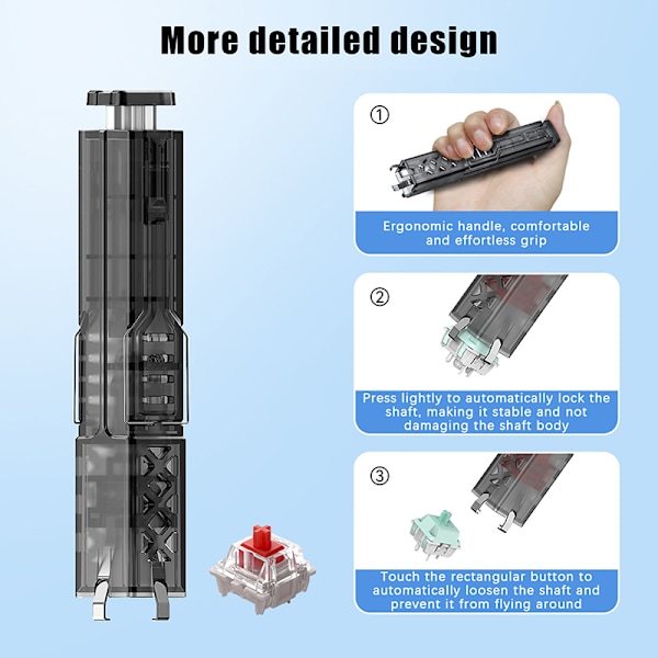 Switch Puller Keycap Puller Key Switch Keycap Puller til mekanisk A2