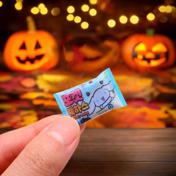 5 st 1/12 Skala Miniatyr Dockhus Sanrio Snackpåse Mini Choco