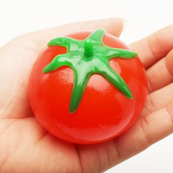 Tomat Stressbold Blødt Fidget Sanselegetøj Til Red