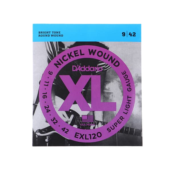 EXL110 EXL115 EXL120 EXL130 XL Nickel rundlindad elektrisk gitarr EXL120