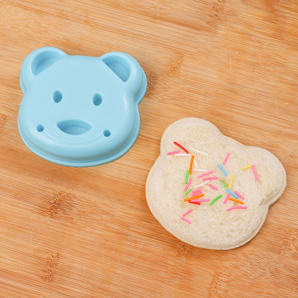 1/3 stk Sandwich ter Mini Cartoon  Bear Car Bread  Sandwich ter C Random Color