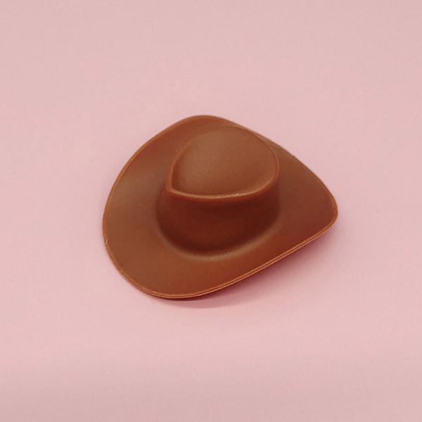 10 stk mini plastik cowboyhat Western bryllupsfest dukkehatte S Brown