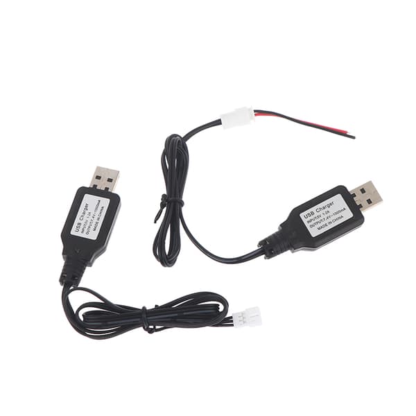 7.4v (3.7v X2) USB-opladerkabel SM-4P Li-ion-batteri Frem/Tilbage A2
