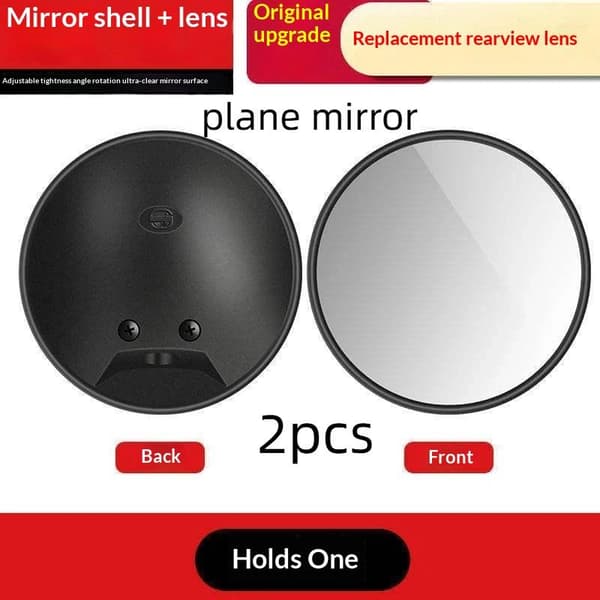 Motorcykelspeglar Universal Styre Motorcykel Backspegel 2pcs plane mirror