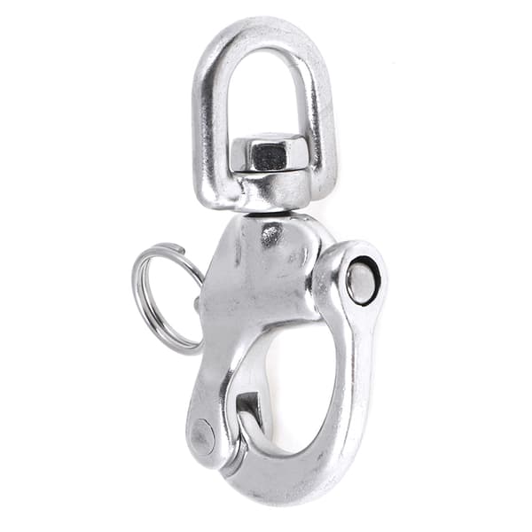 Rostfritt stål Snabbkoppling Båtkätting Shackle Swivel Snap Ho