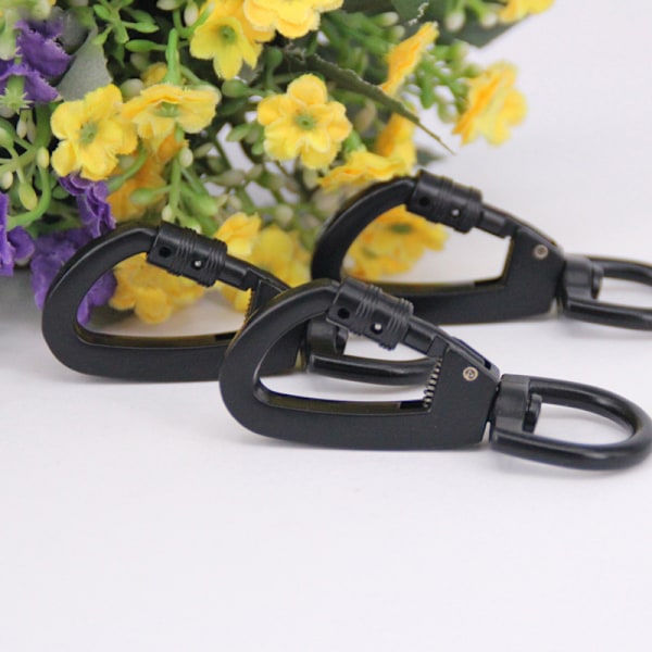 Multifunksjonell D-type Spenne Auto Locking Carabiner Med Swive