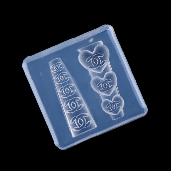 Neglekunst Silikoneforme Manicure Skabelonforme Hjerte Design N