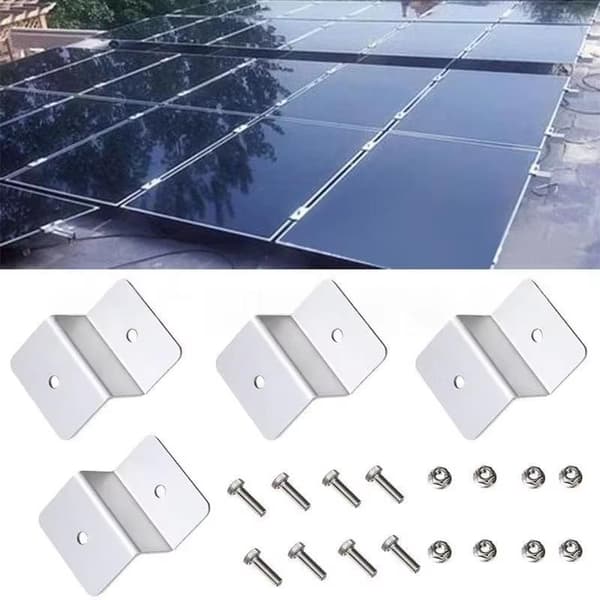 Solpanel Z-fästen Monteringssatser med muttrar och bultar A1