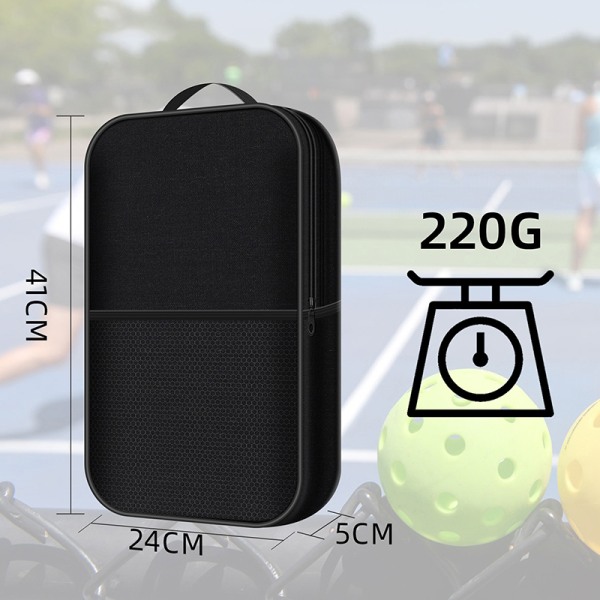 Bärbar Pickleball Racket Bag Paddle Racket Ryggsäck Tote Ball