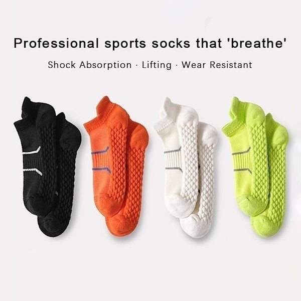 Sportssokker Løb Basketball Fodbold Cykling Tennis Ski Bre orange