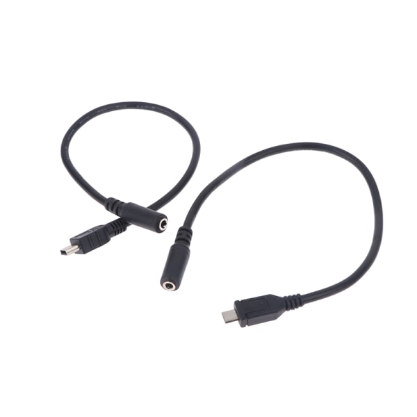 Mikro USB til 3,5 mm jack-hodetelefon-øretelefonkabeladapter 1(Micro USB)