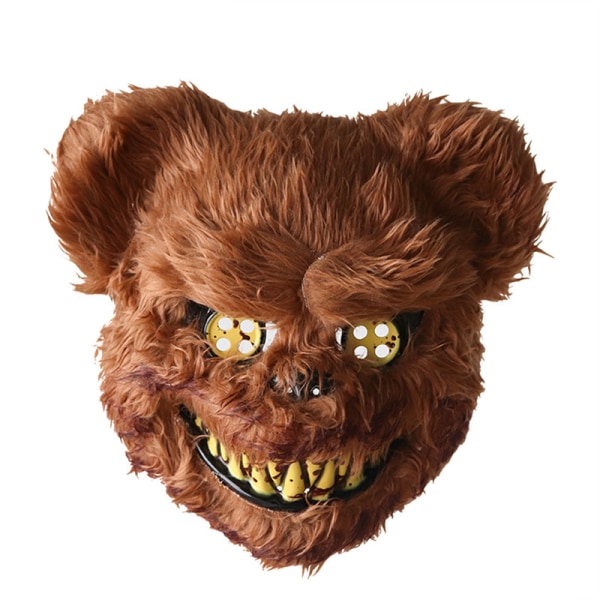 Bear Cosplay Mask Halloween Carnival Party Head Cover Masquer B