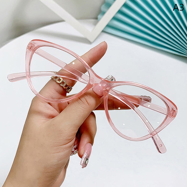 Trendy Cat Eye Triangle Frame Solbriller Dame Vintage Sun Glass A6