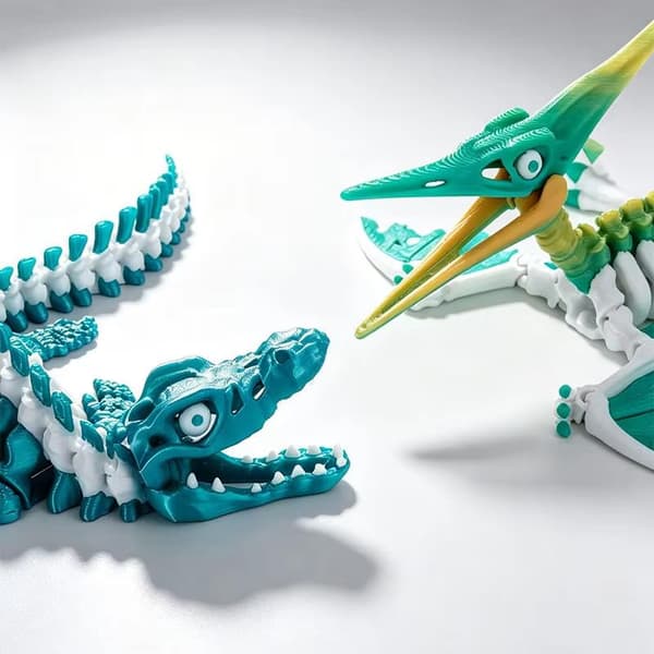 Realistisk T-Rex-figur 3D-printad rörlig skrivbordsdekoration A1