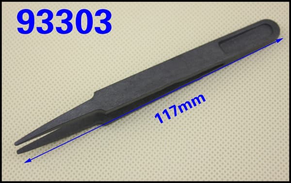 Typ: Plastpincett Material: PPS+Fiber kompositplast 93301