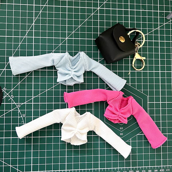 30CM Dockans veckade kjolkläder för 1/6 docktillbehör 07