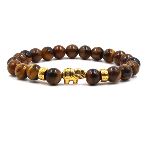 Natursten Armbånd Sandsten Tiger Eye Stone White Pine Sto 06