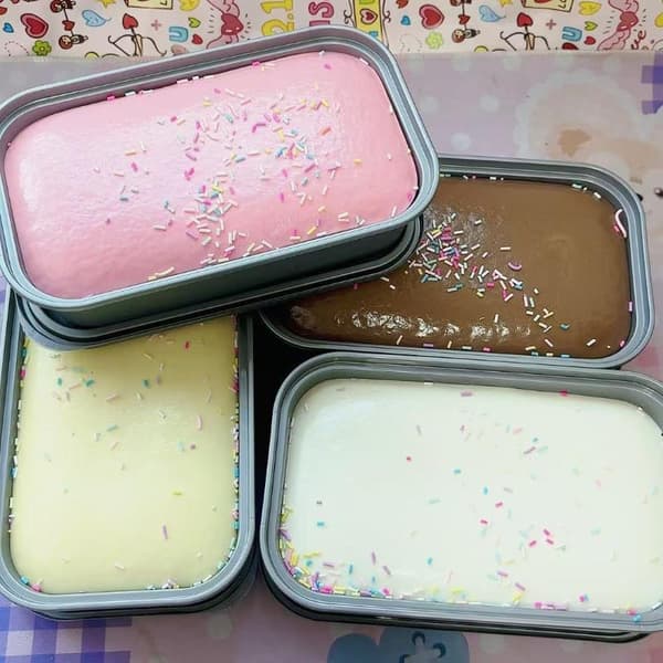Sticky Box Cream Cake Legetøj Langsom Rebound Fidget Legetøj 1Pc Random