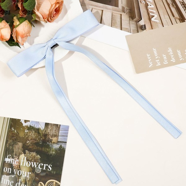 Candy Ribbon Tassel Bowknot -hiusklipsit Sweet Women -rusettinauha H Sky blue