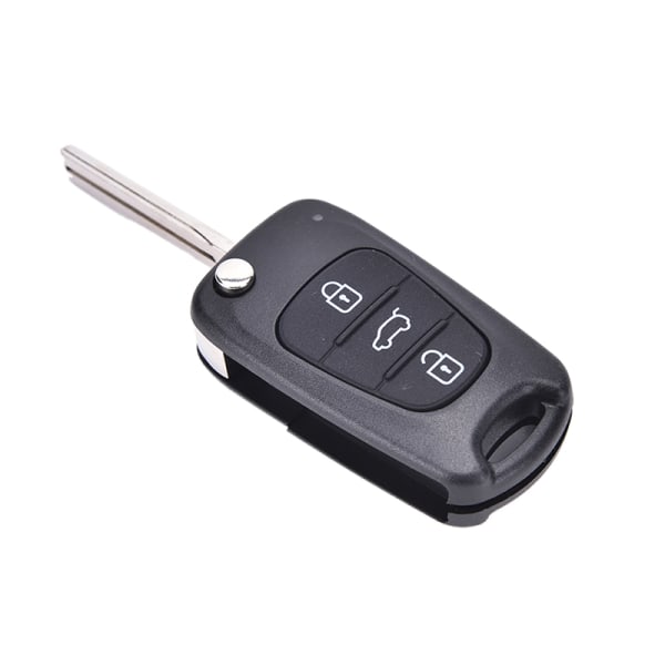 Remote Folding Key Shell Case 3 knapper Fob til Hyundai I20 I30